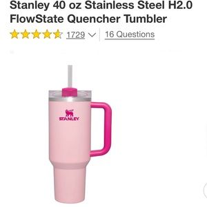 UNOPENED Stanley 40oz Stainless Steel Tumbler - Pink Flamingo *Target Exclusive*